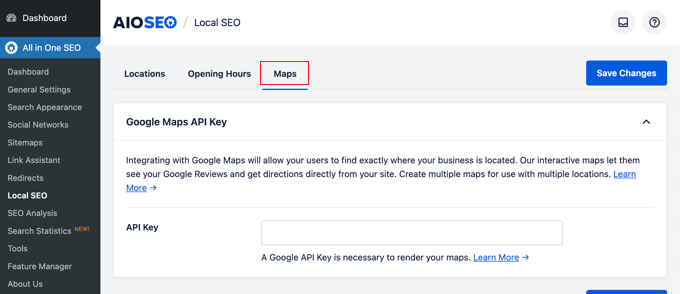 AIOSEO Local SEO Maps