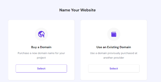 Enter a name for your site