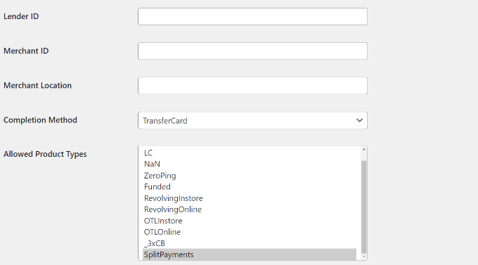 Jifiti settings in WordPress