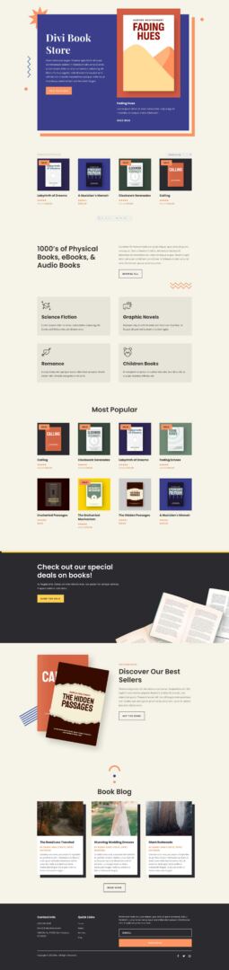 Book Store layout pack