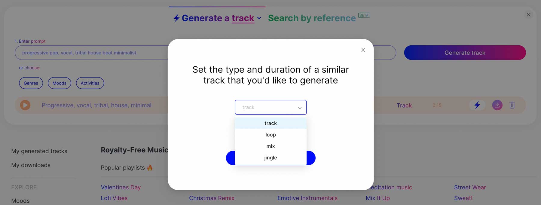 track types