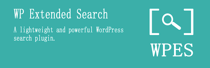 The WP Extended Search WordPress plugin