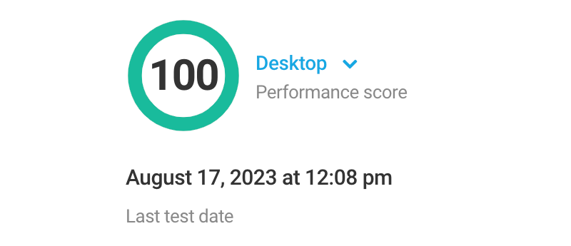 Hummingbird-100 Score PageInsights