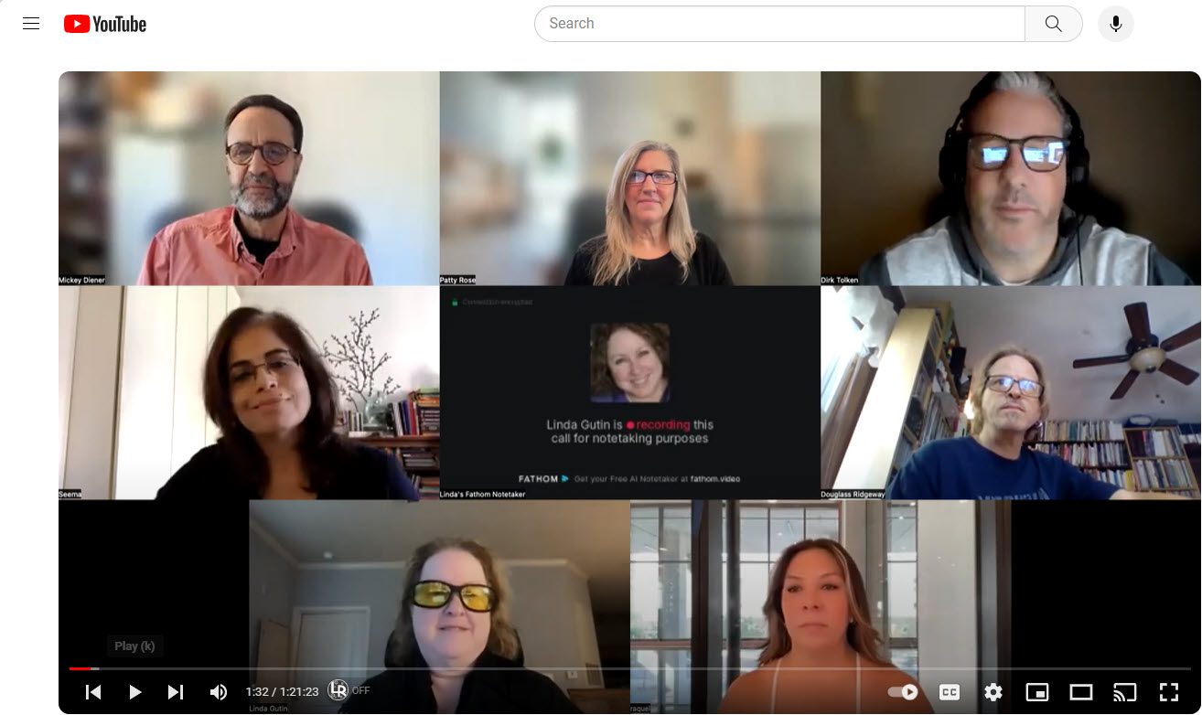 screenshot of attendees at Divi NYC virtual meetup