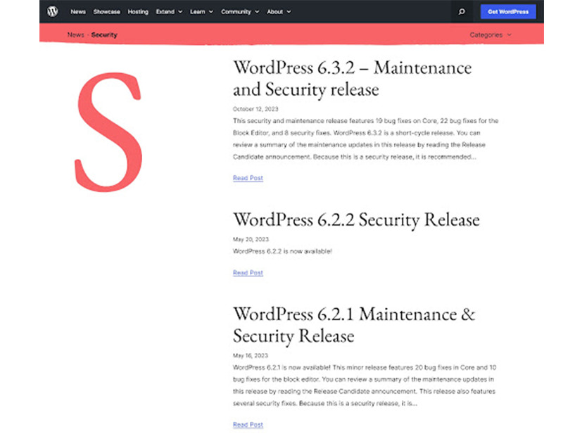 WordPress Security Statistics: How Secure Is WordPress Really? WordPress 6.3.2 security fixes.