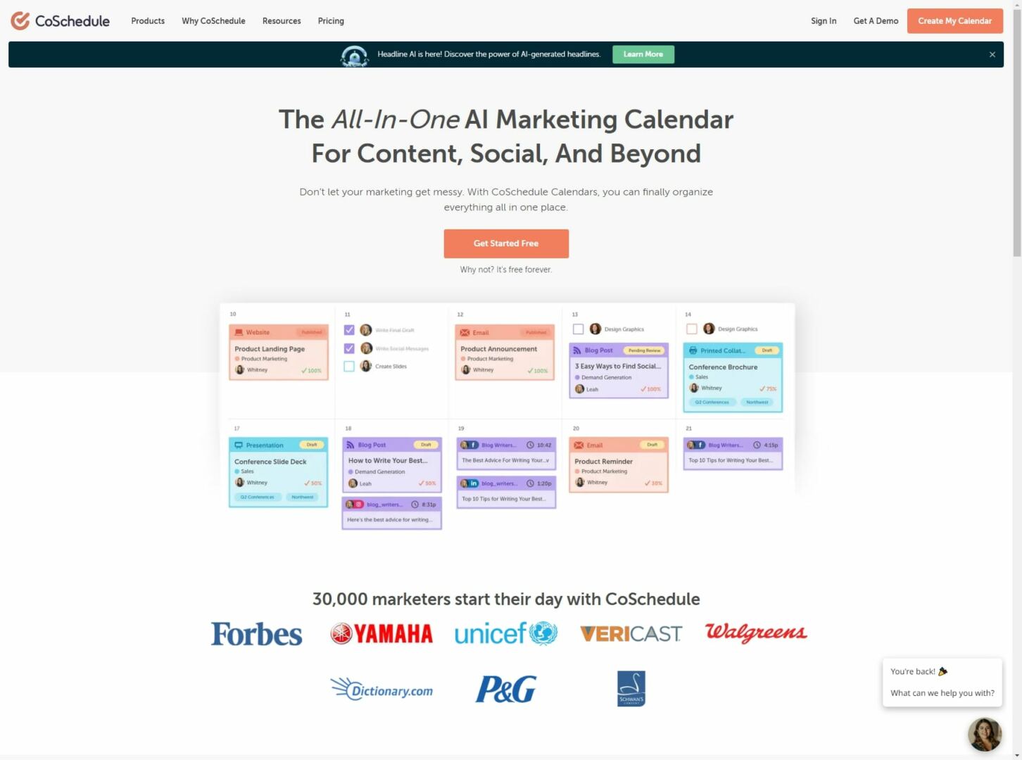 CoSchedule Social Media Management Tool