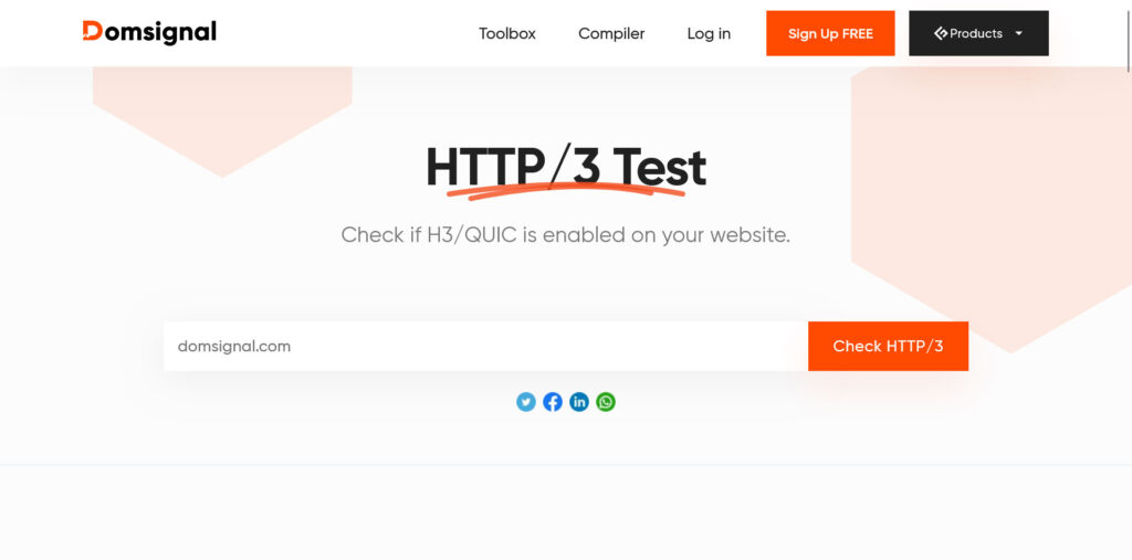 domsignal http3 test