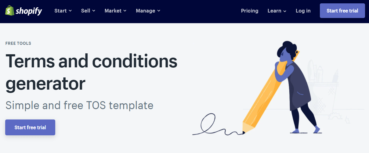 Shopify Terms and Conditions Generator