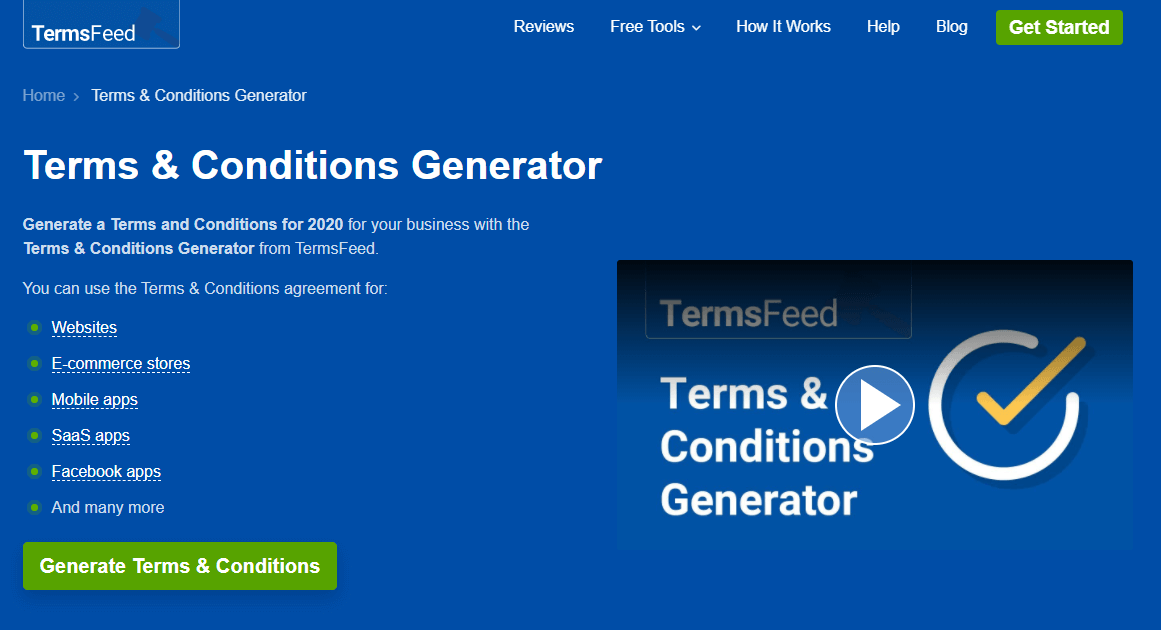 Termsfeed Policy Generator