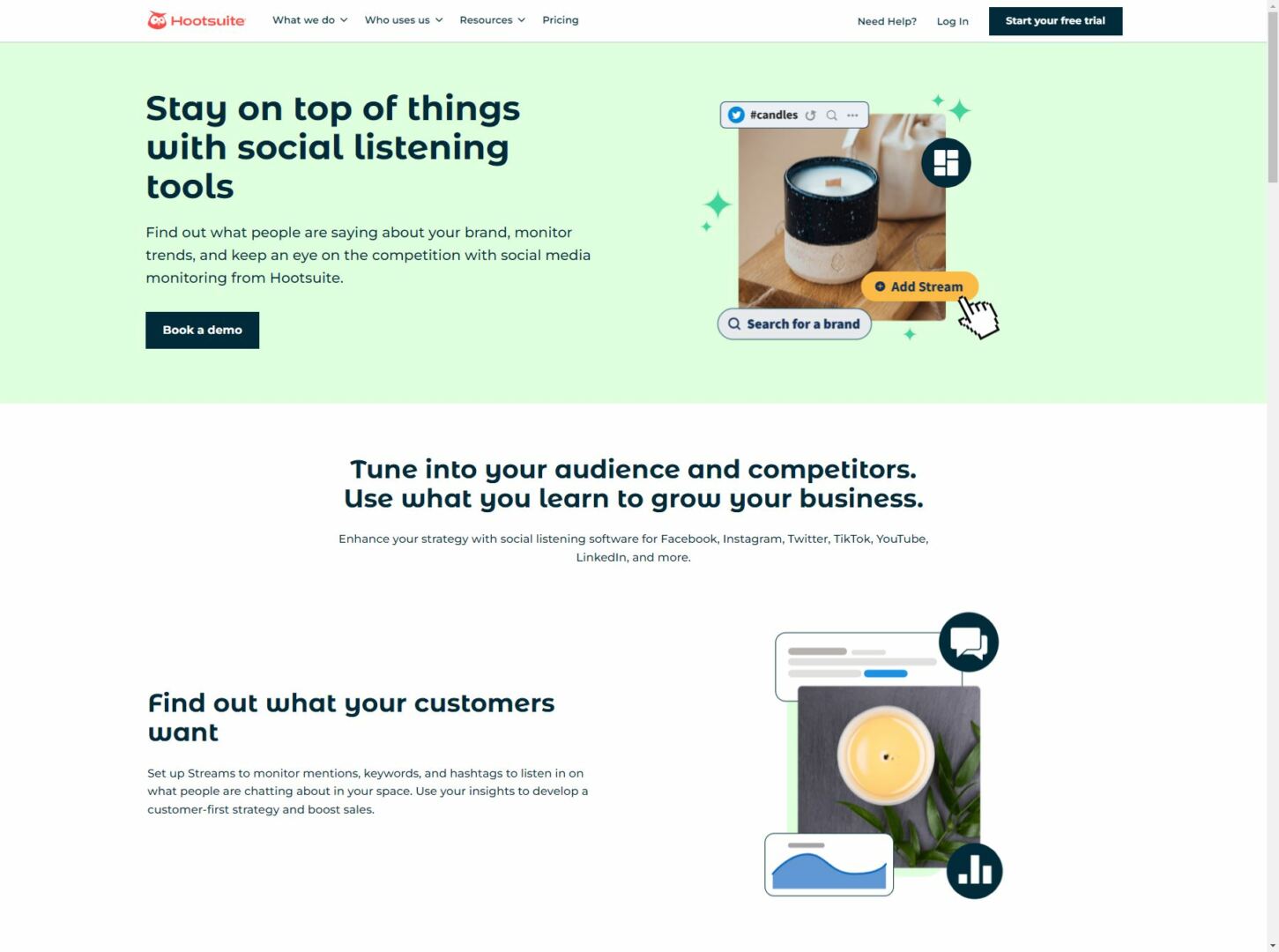 Hootsuite Social Listening Tools