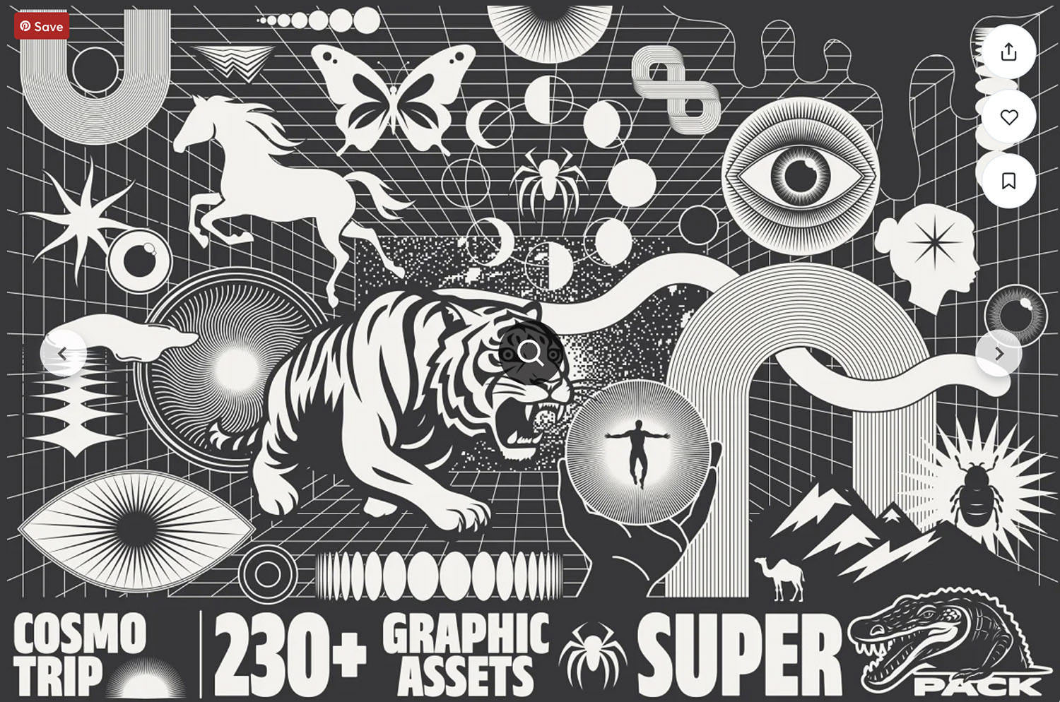 230+ Bold Graphics Pack