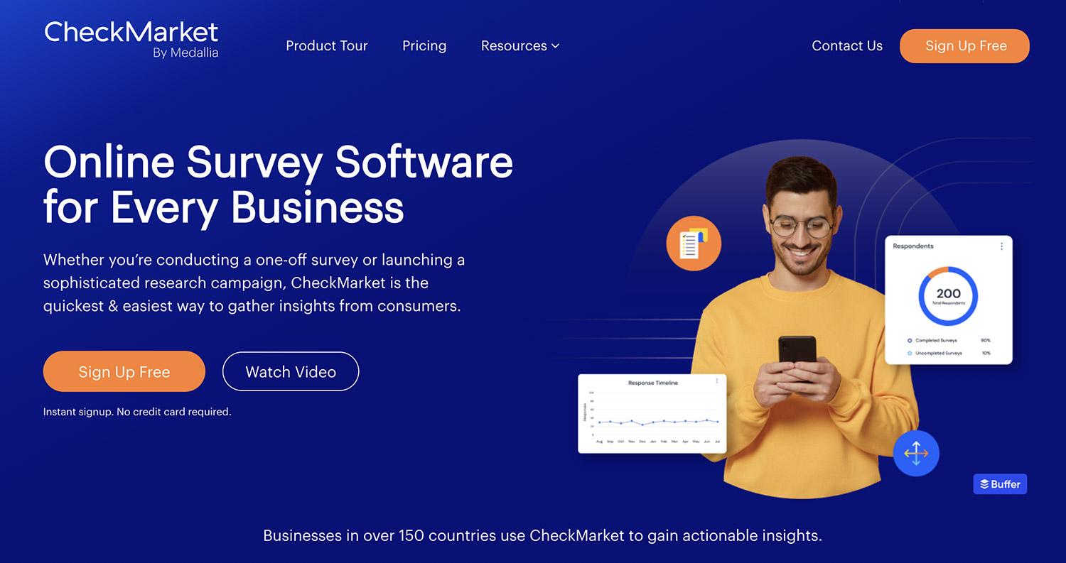 Overview of CheckMarket Platform