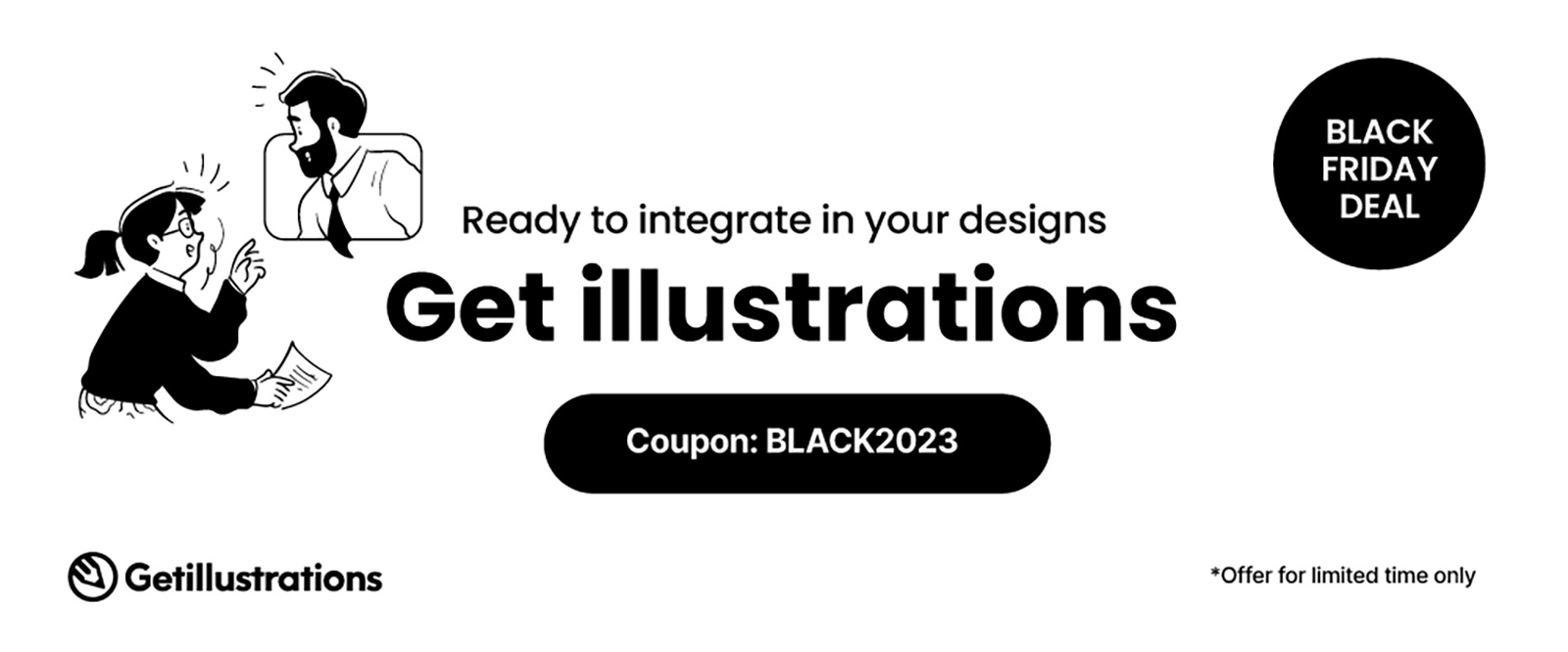 Getillustrations Black Friday deals