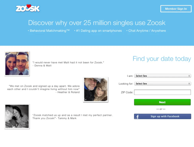 Ex2 Zoosk