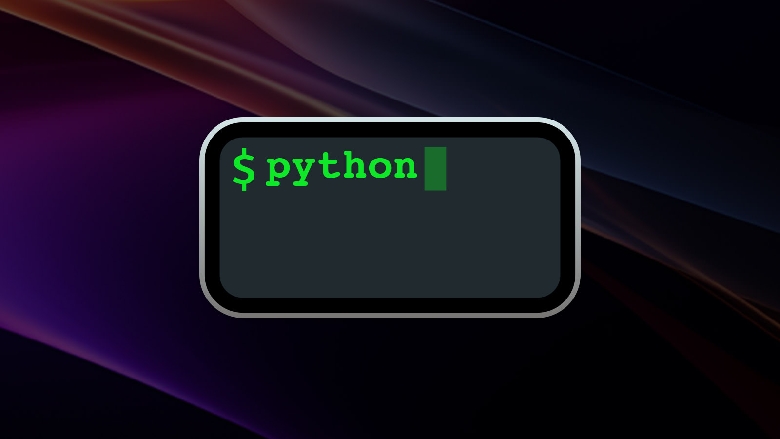Python3 Mac Terminal
