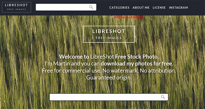 LibreShot website