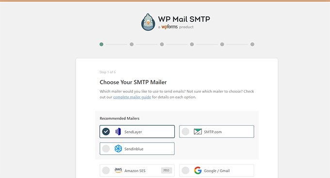 SendLayer integration in WP Mail SMTP