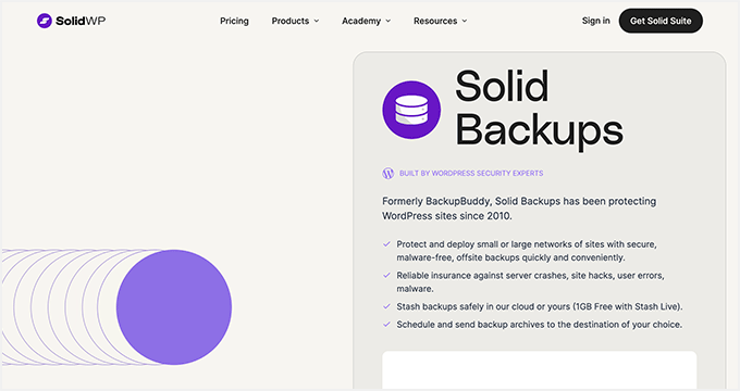 Solid Backups Formerly BackupBuddy WordPress Backup Plugin