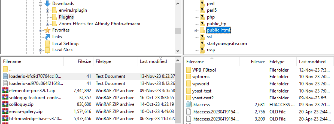 Upload verification file to root folder