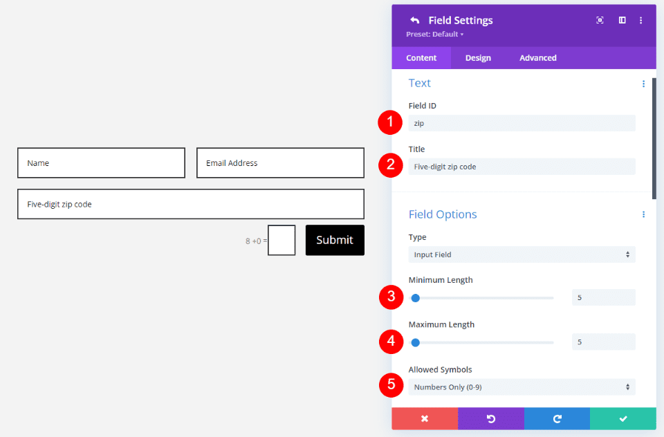 Why Set a Minimum Length for Contact Form Fields