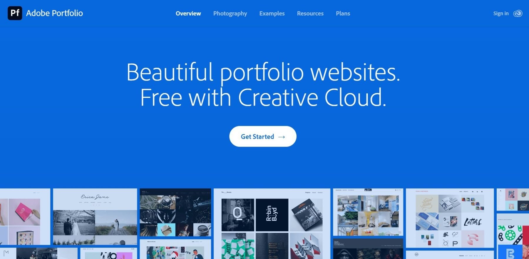 Adobe Portfolio