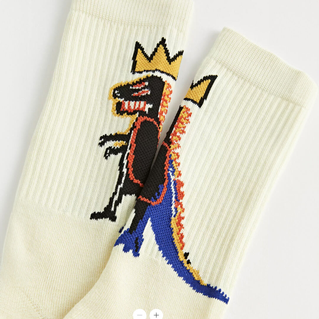 Basquiat Dino Crew Socks