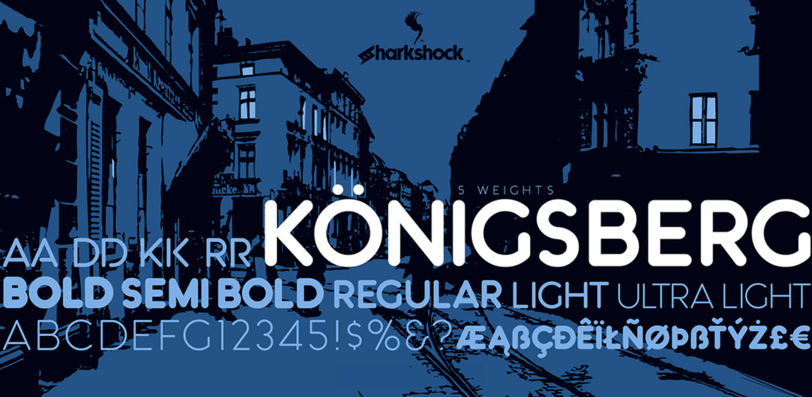 Konigsberg font sample