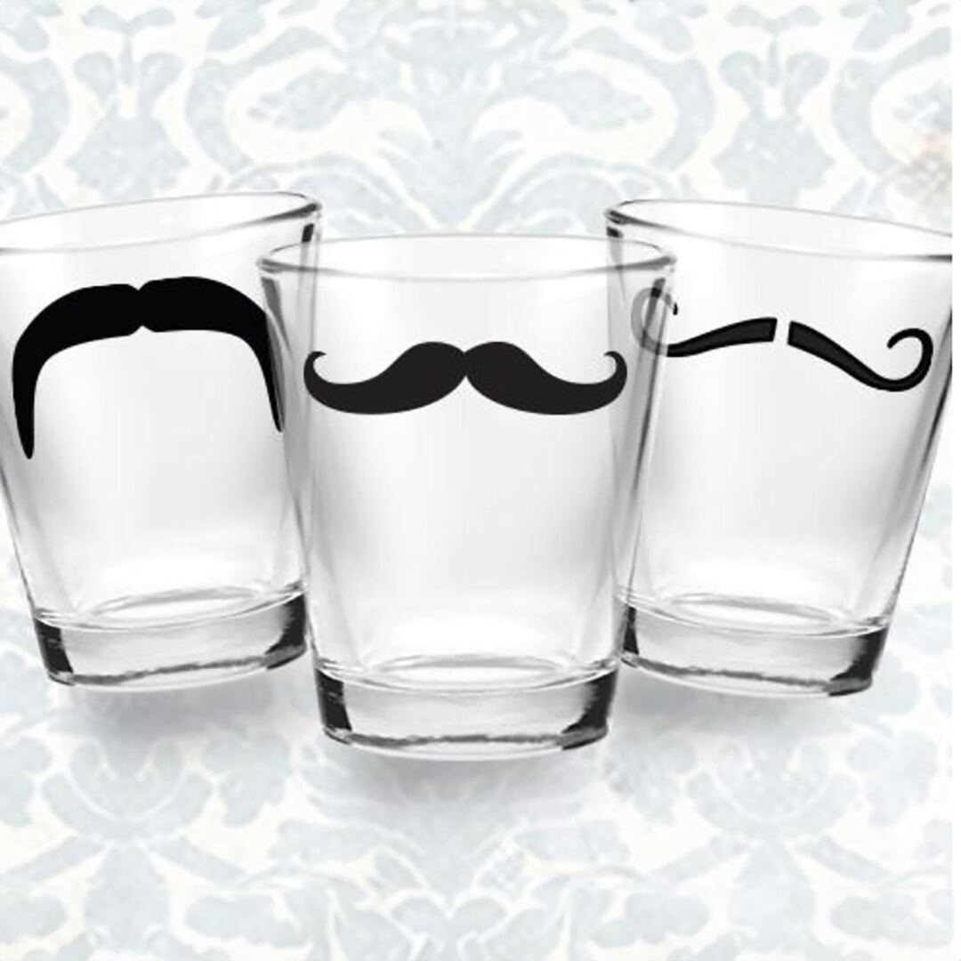 Mustache Shot Glasses