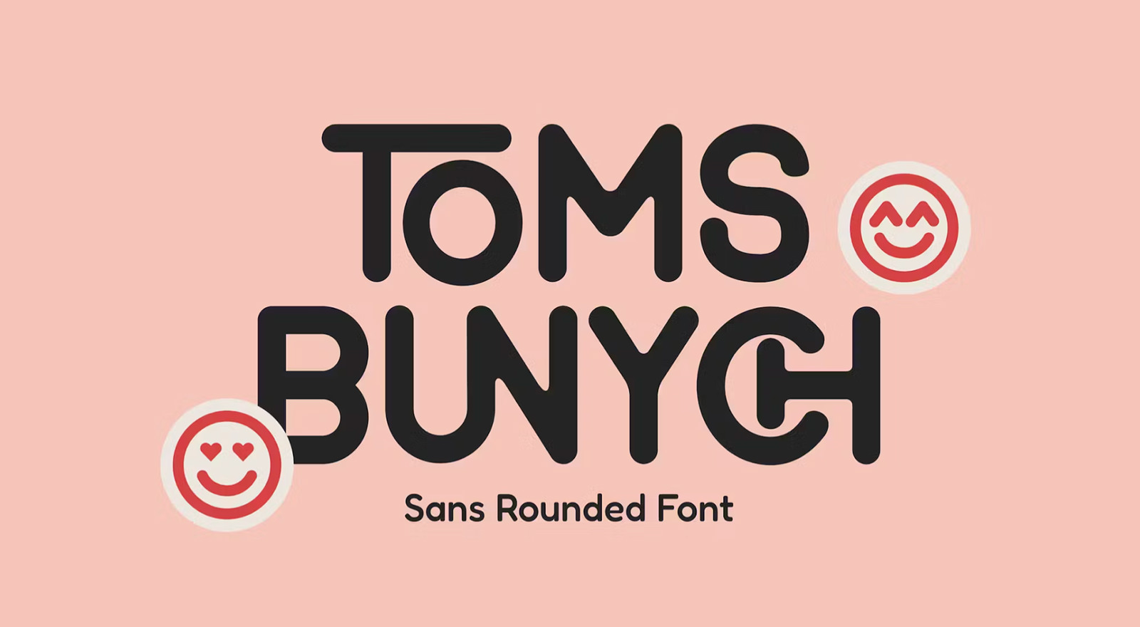 Toms Bunich rounded font example