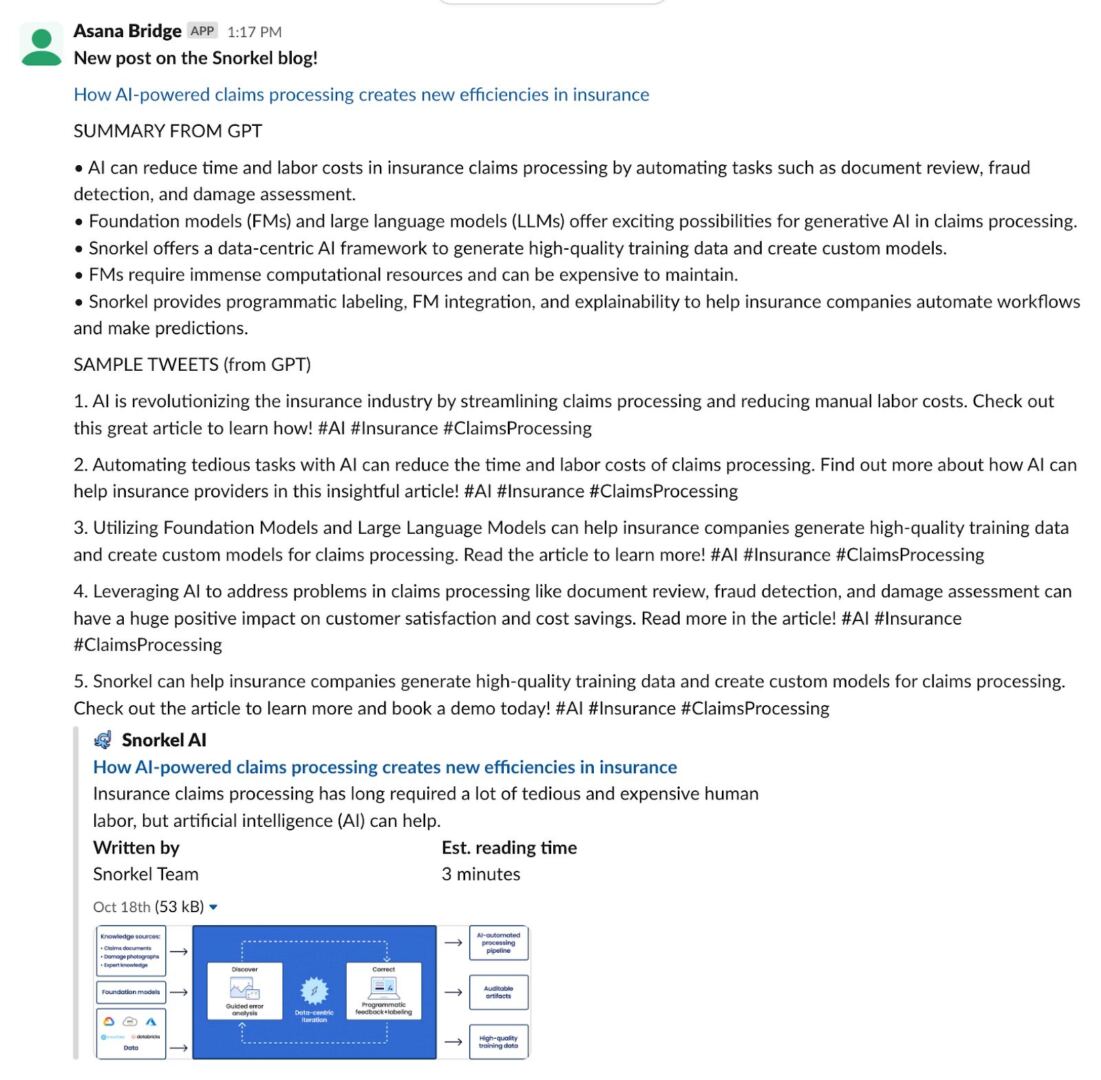 use genAI to expand internal content distribution capacity