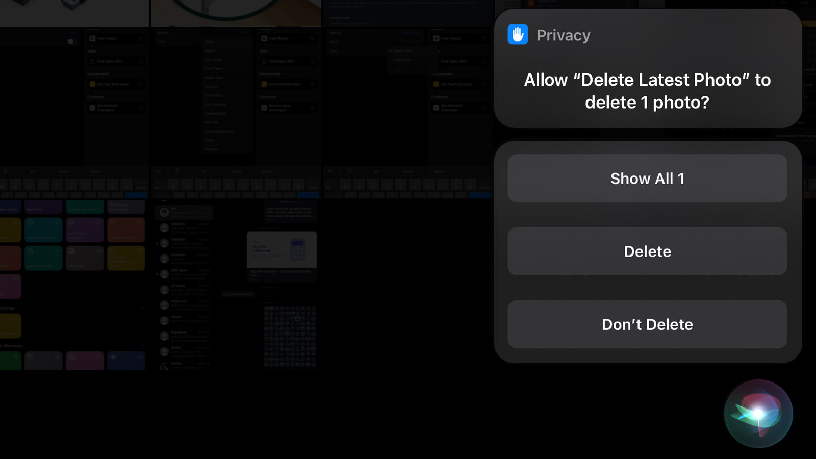 Auto-delete photo after send