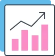 free marketing and sales icons example of a growth graph and clipboard