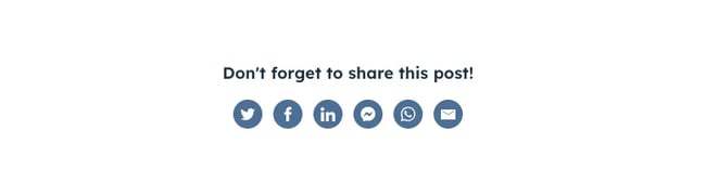 'Sharing icons' encourage sharing content across platforms.