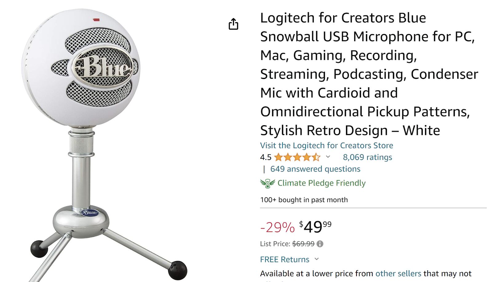 Blue Snowball Mic