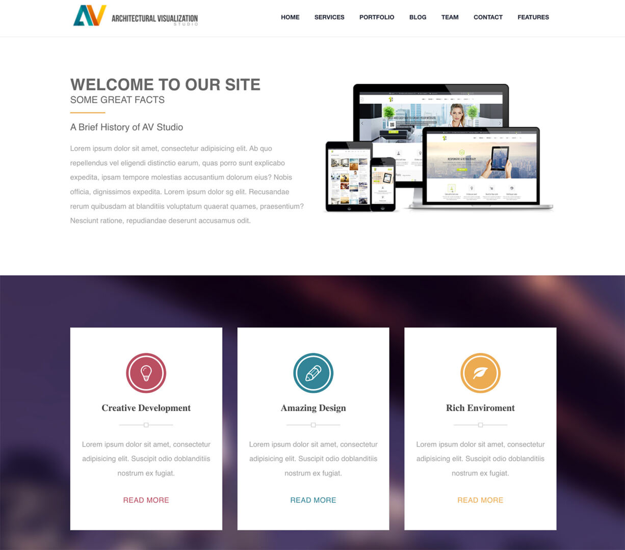 AV Studio WordPress Theme