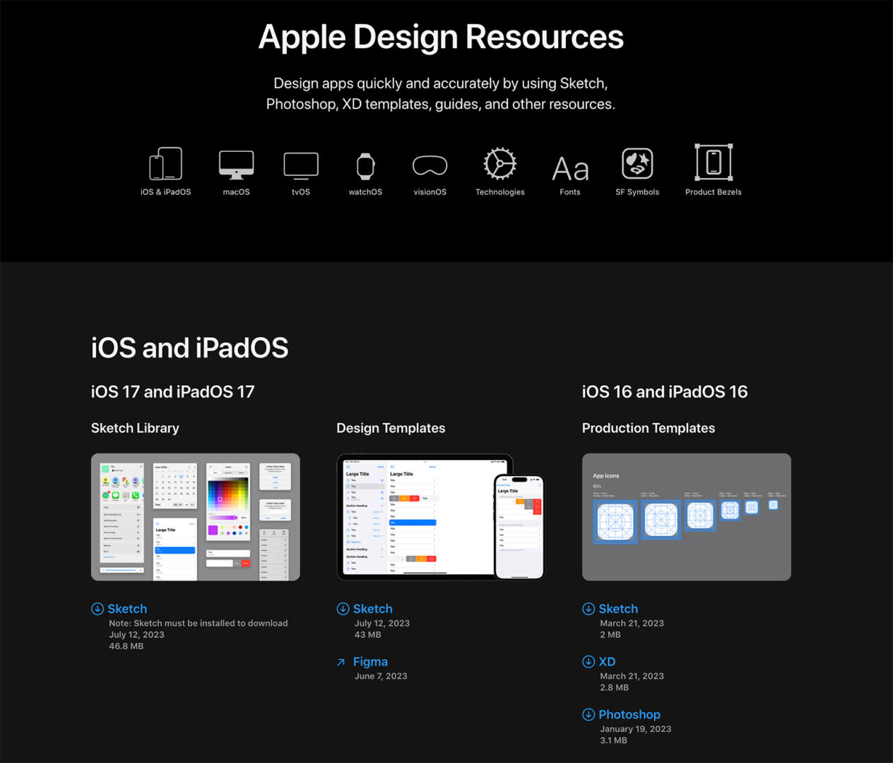 Apple Design Resources