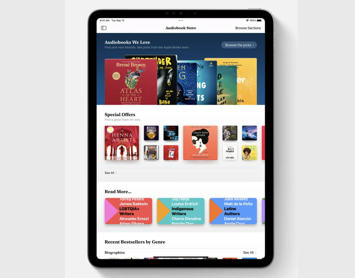 Apple Books Reading Interface