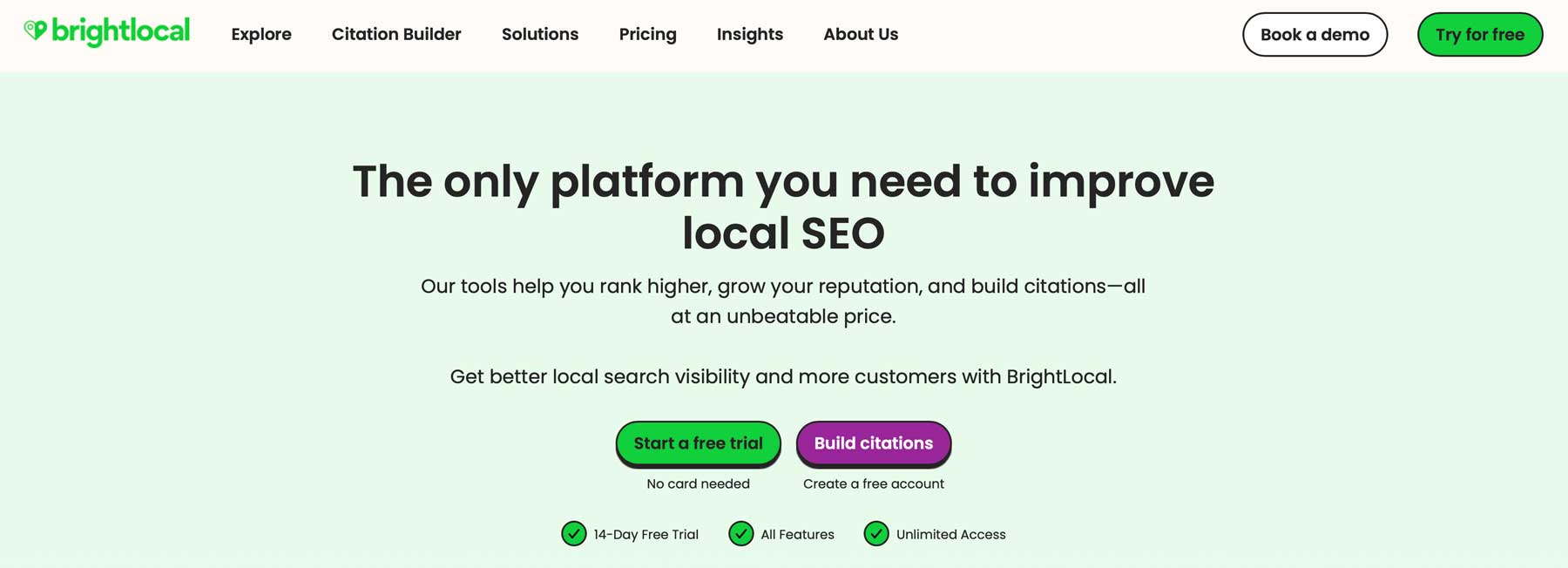 Brightlocal review