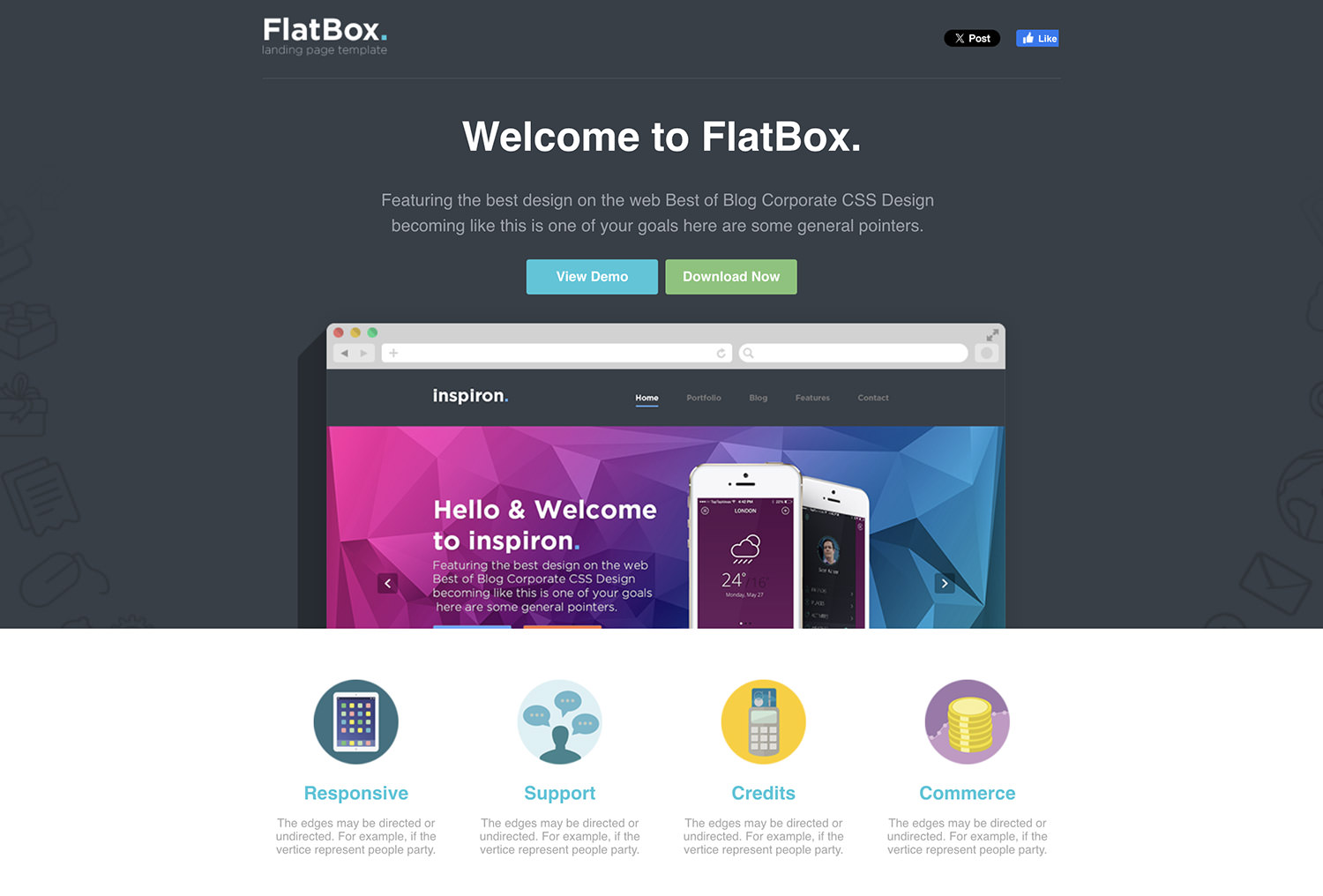 FlatBox WordPress Theme