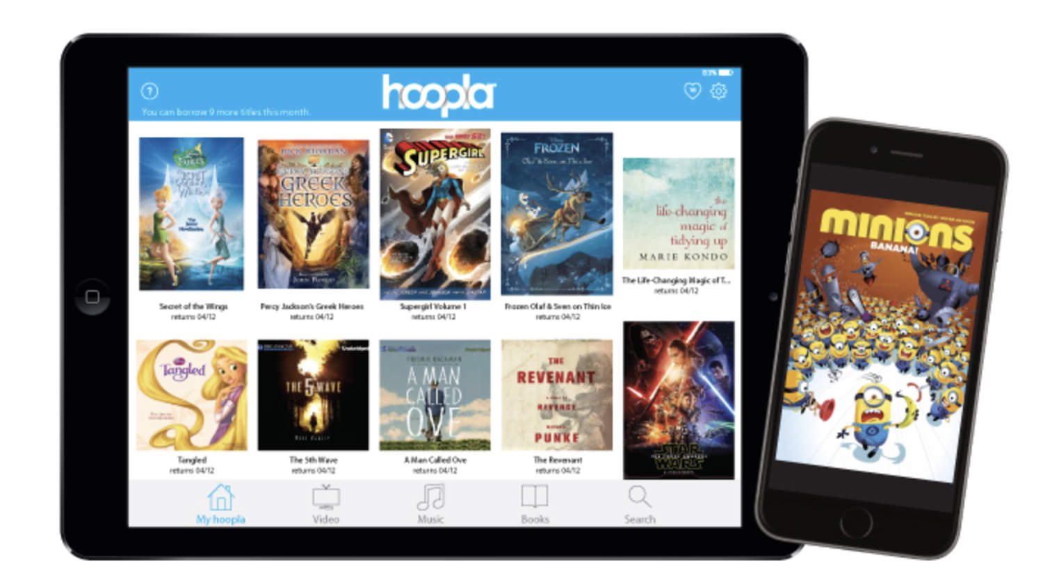 Hoopla Digital Content Variety