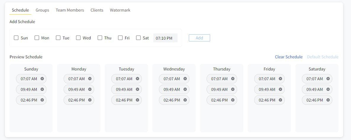 Social Schedule Queues