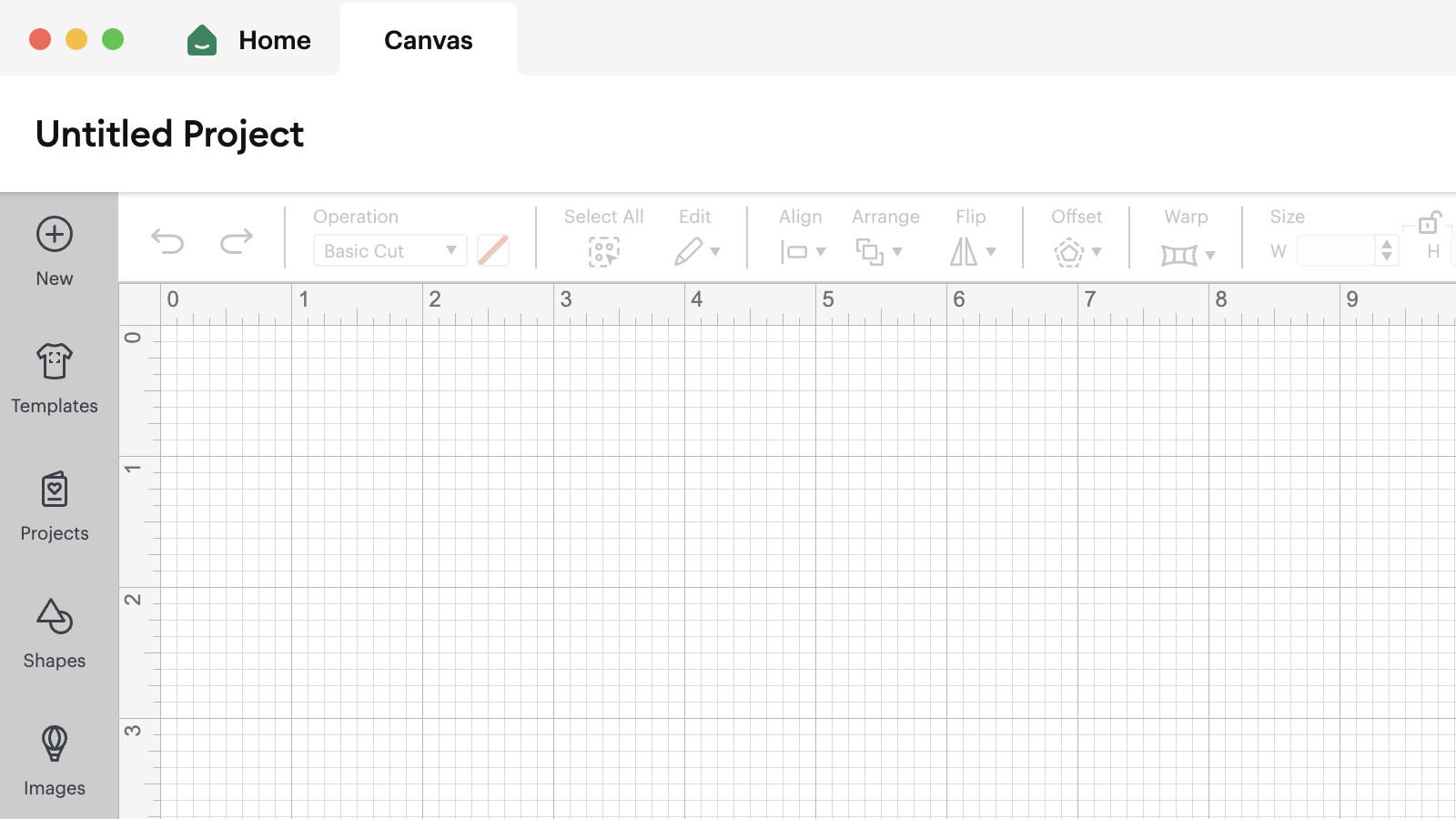 Cricut Design Space shortcuts