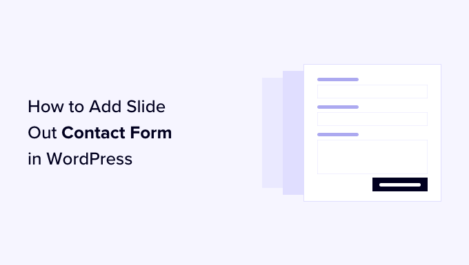 How to Add a Slide Out Contact Form in WordPress