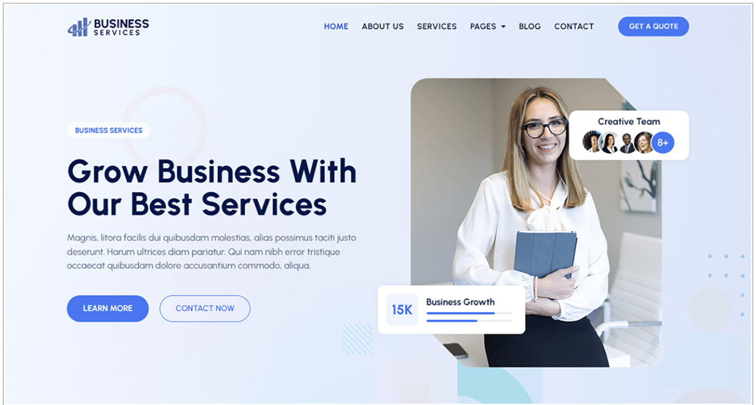 Bosa Business Services WordPress Theme