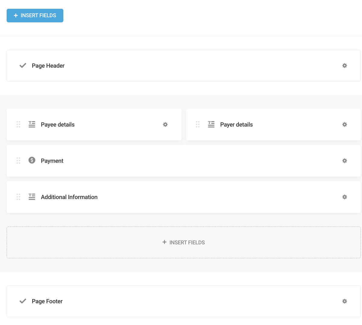 A screen showing the editing options available with your PDF.