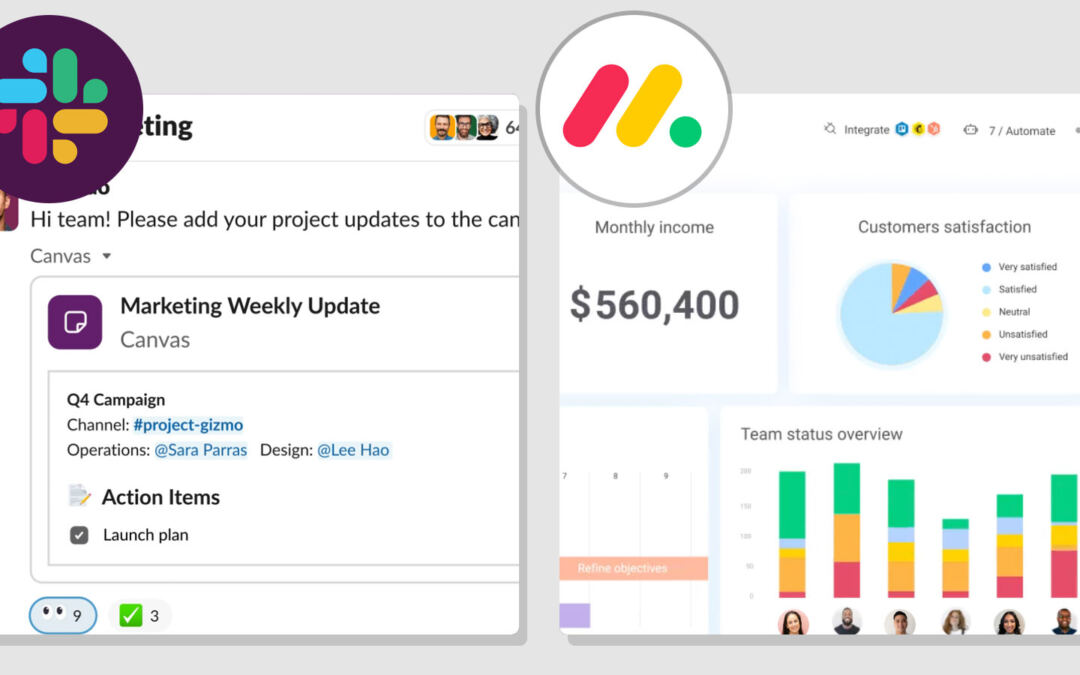 Slack vs. Monday.com for Group Collaboration