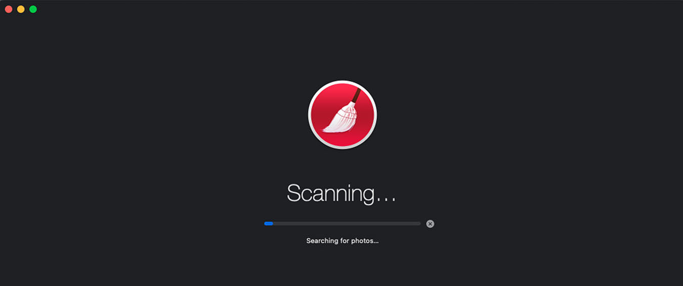 Scanning Process Screen