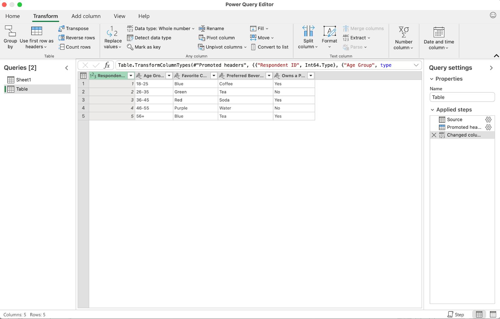 how to use power queries in Excel