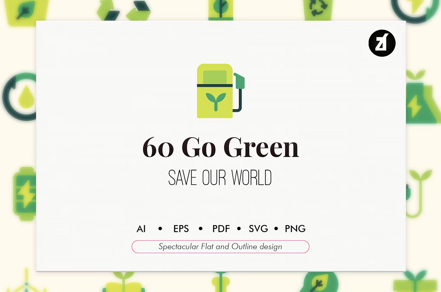 Go Green Elements Icon Pack