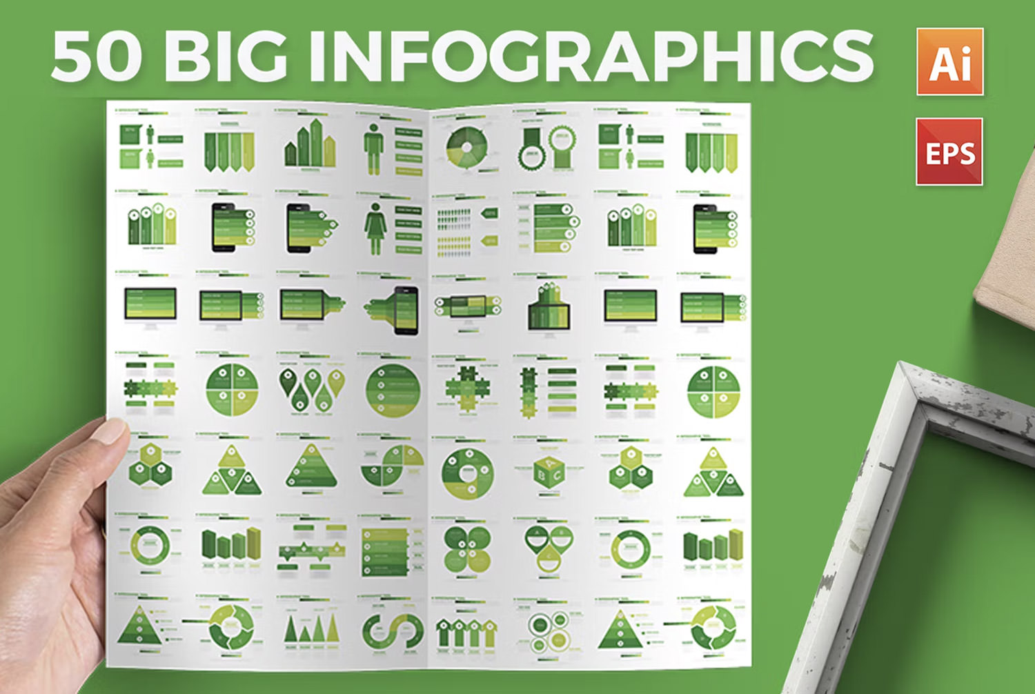 Green Infographics Design